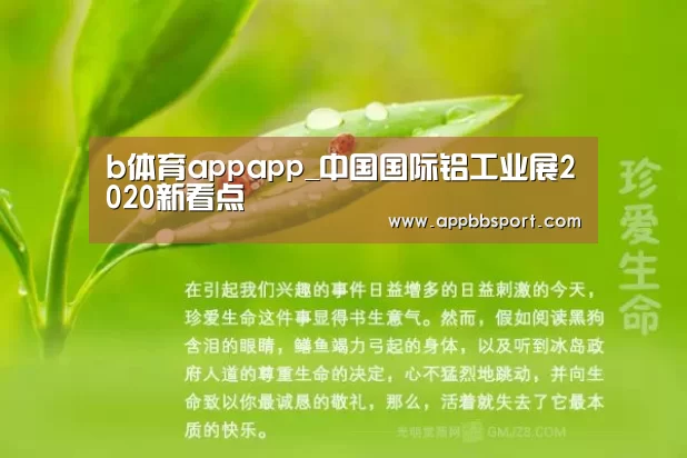 b体育appapp_中国国际铝工业展2020新看点(图3) bb体育官网下载